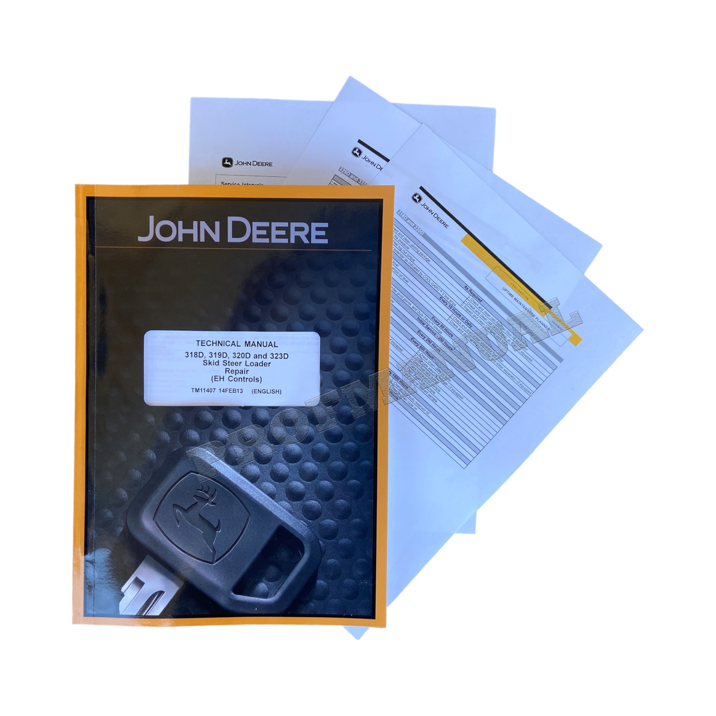 MANUEL DE RÉPARATION ET D'ENTRETIEN DES CHARGEUSES COMPACTES JOHN DEERE 318D 319D 329D 320D 323D EN BONUS