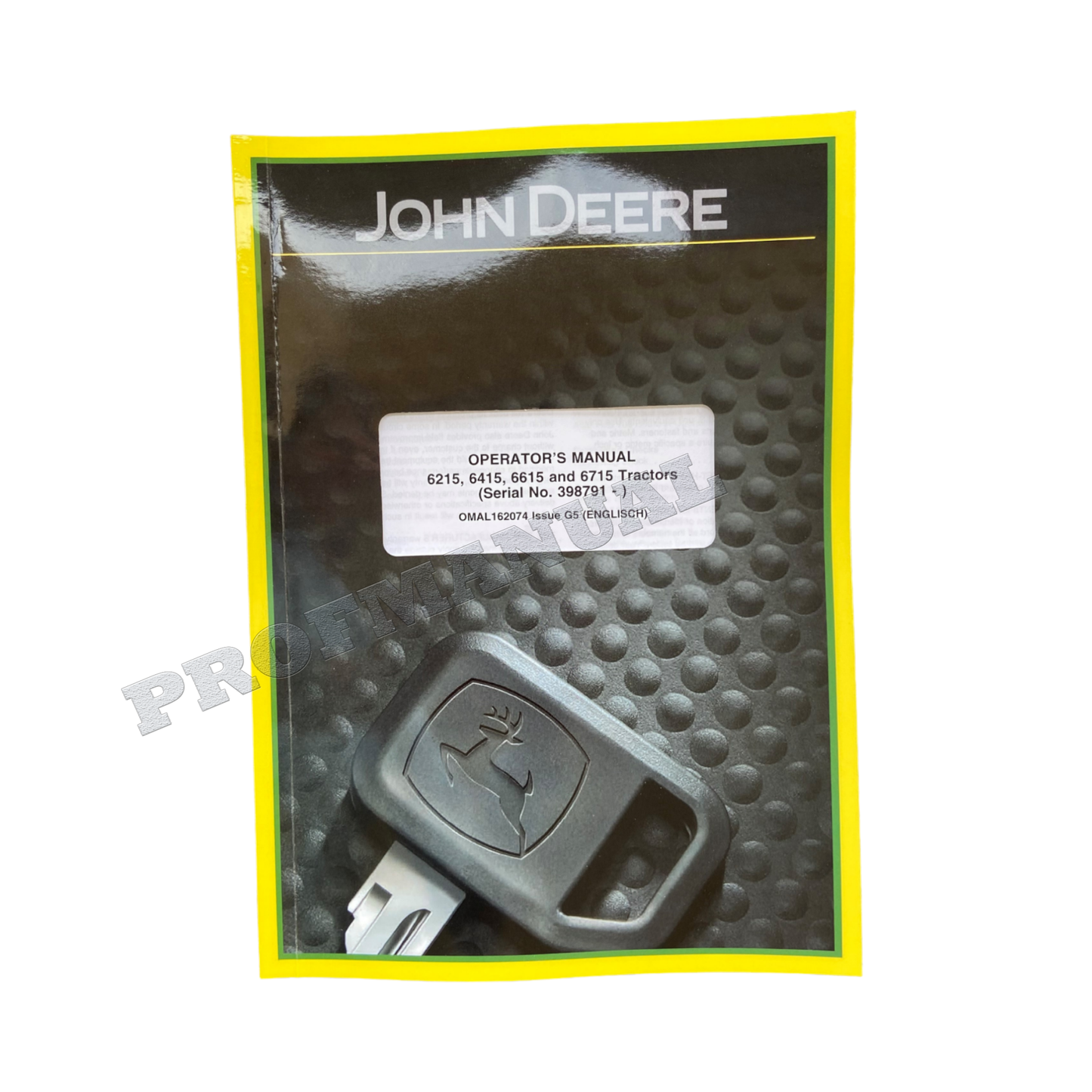 MANUEL D'UTILISATION DU TRACTEUR JOHN DEERE 6415 6615 6715 6215