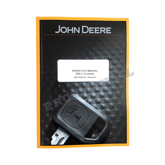 JOHN DEERE 200LC EXCAVATOR OPERATORS MANUAL