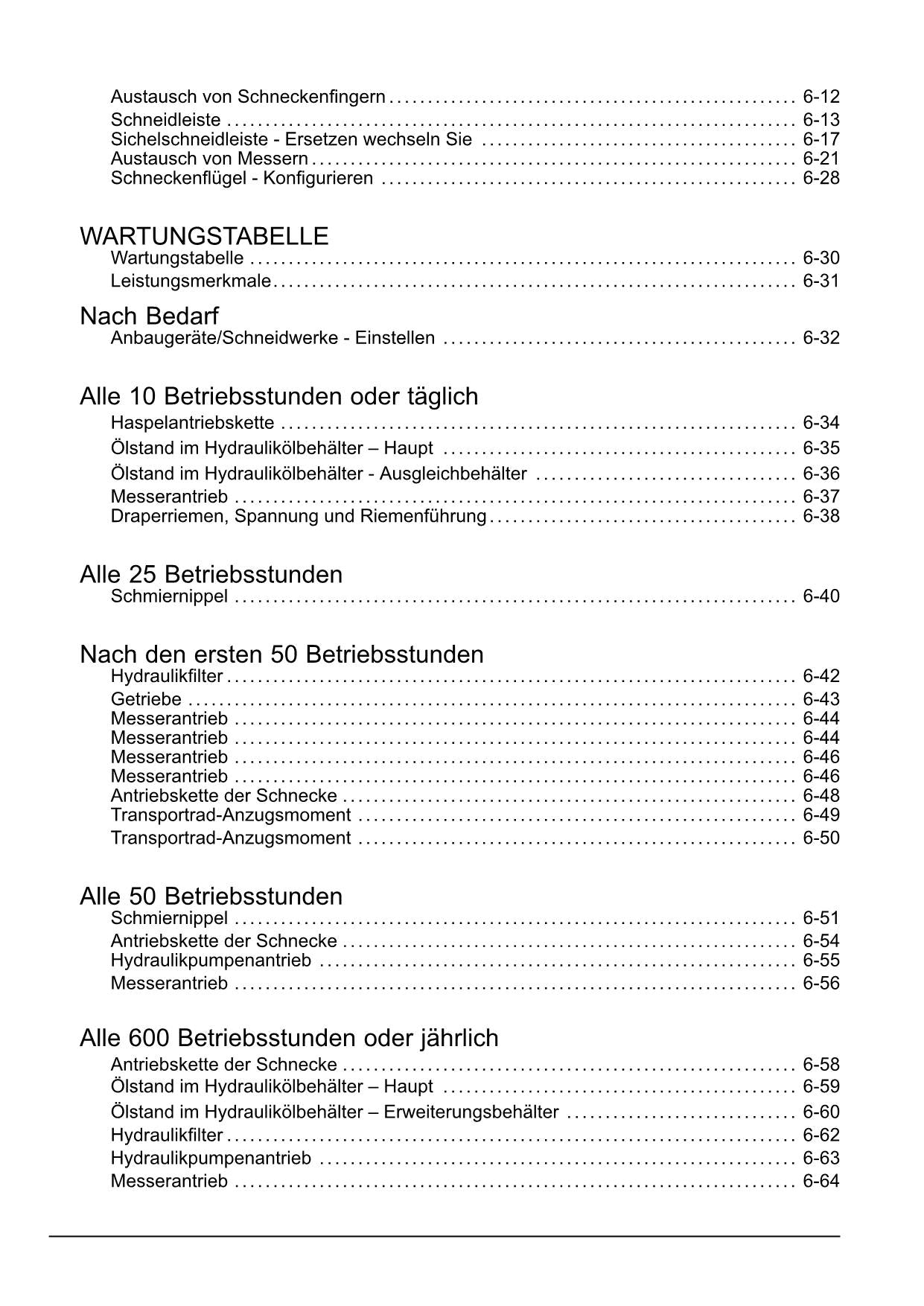 New Holland 8630 8635 8640 8645 Mähdrescher Betriebsanleitung