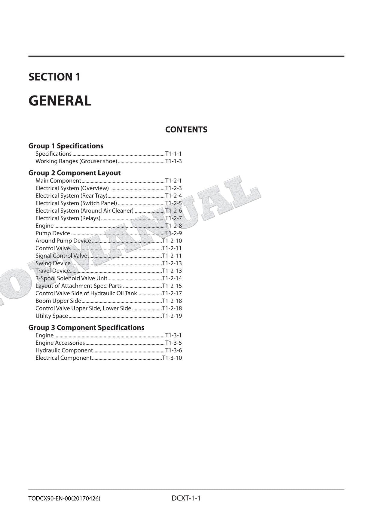 HITACHI ZX200-5A ZX200LC-5A ZX210H-5A Excavator Service Manual Operat Principle