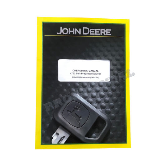 JOHN DEERE 4720 SPRÜHGERÄT BEDIENUNGSANLEITUNG + !BONUS! OMN300351