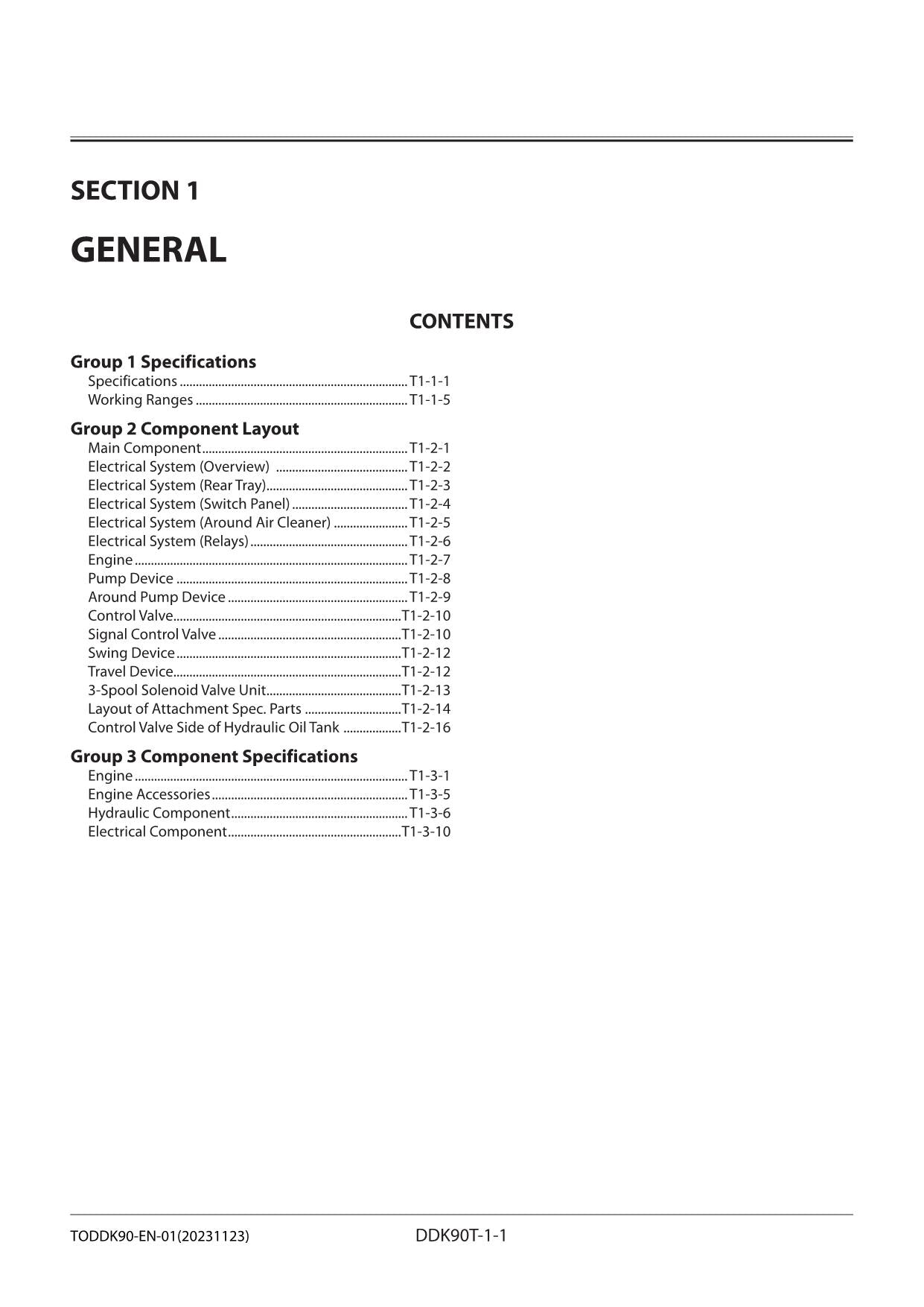 Hitachi ZX330-5A ZX330LC-5A ZX350H-5A Excavator Operat Principle Service manual