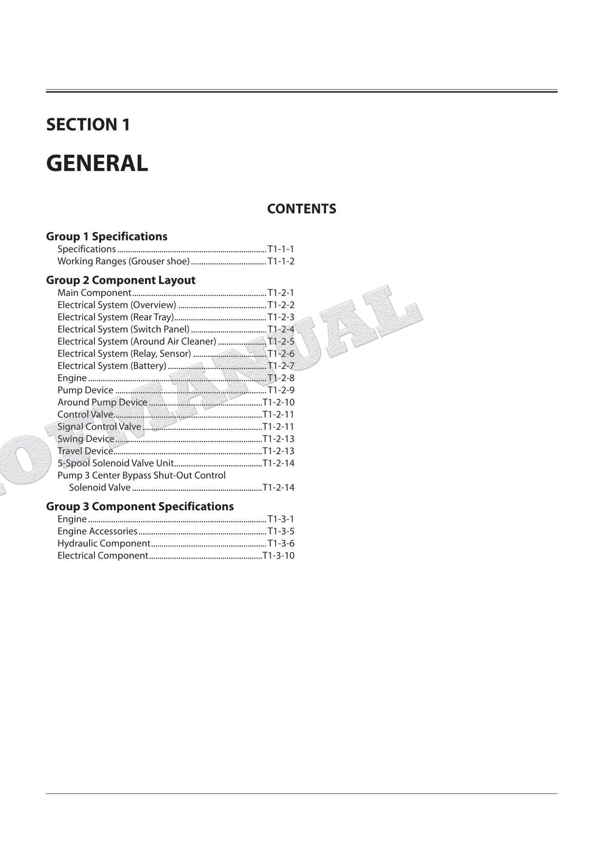 HITACHI ZH200-5A ZH200LC-5A Hydraulic Excavator Service MANUAL OPERAT PRINCIPLE