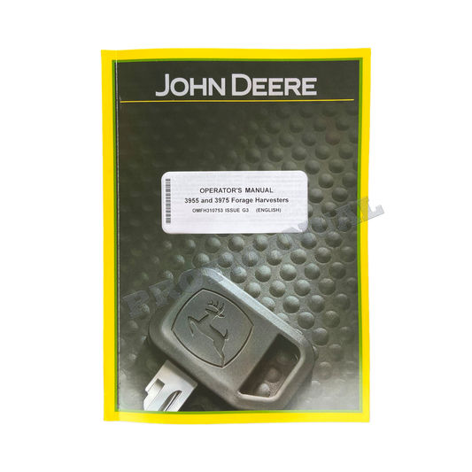 JOHN DEERE 3955 3975 HARVESTER OPERATORS MANUAL #2