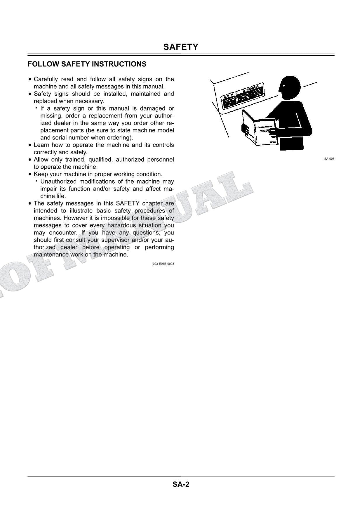 HITACHI ZX200 ZX225 Air Condit Excavator Service manual Troubleshoot