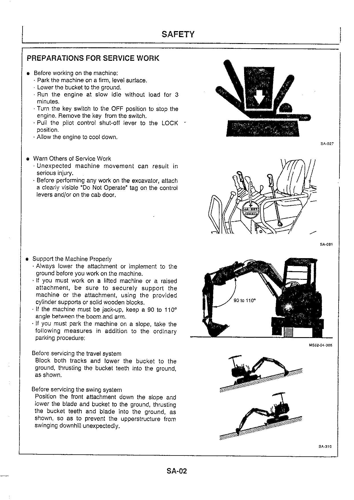 Hitachi EX55UR Excavator Workshop Repair Service manual