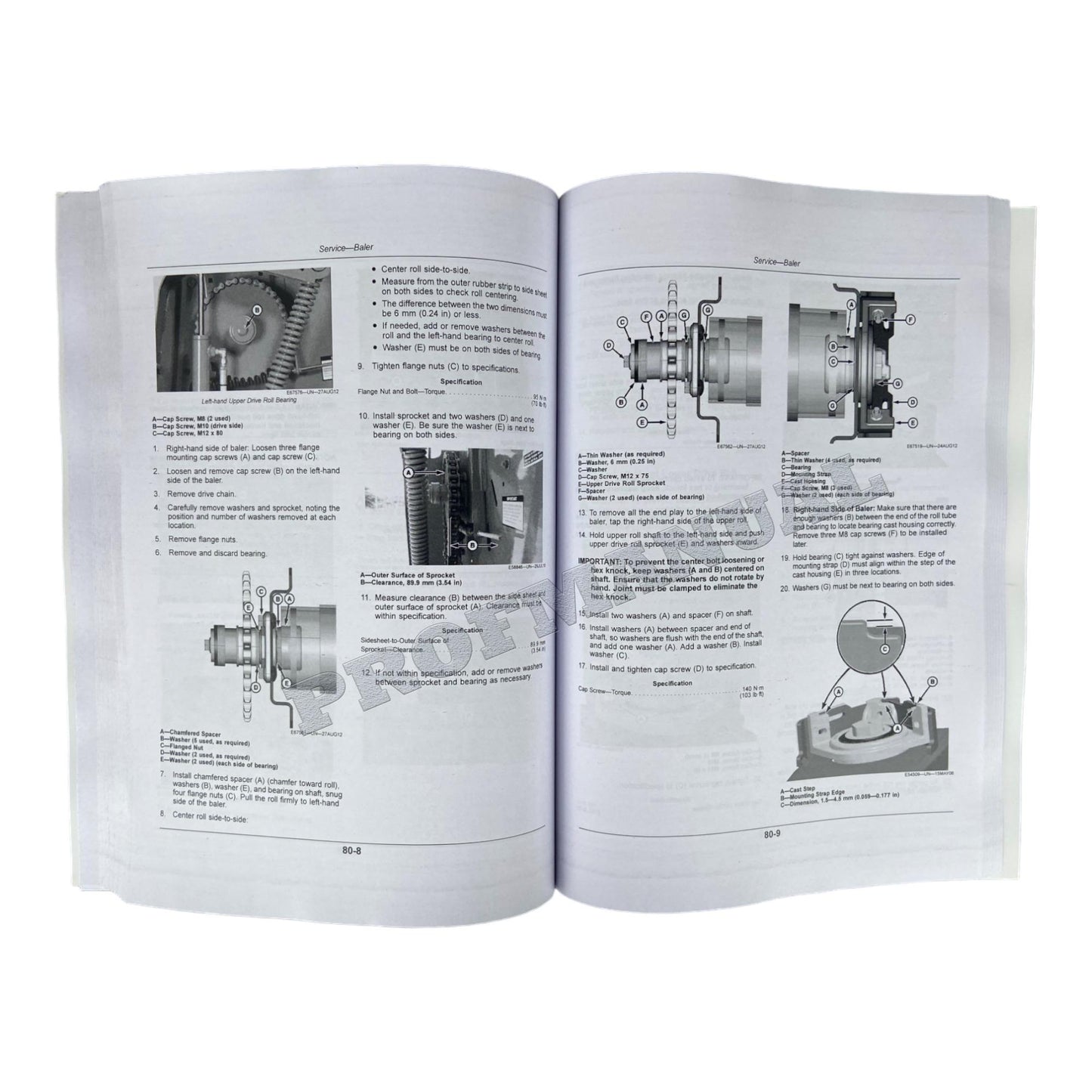 JOHN DEERE 450M 550M BALER OPERATORS MANUAL #1