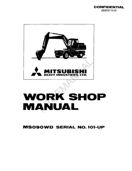 Caterpillar Cat Mitsubishi Work Shop Parts Catalog Manual XEBR9715