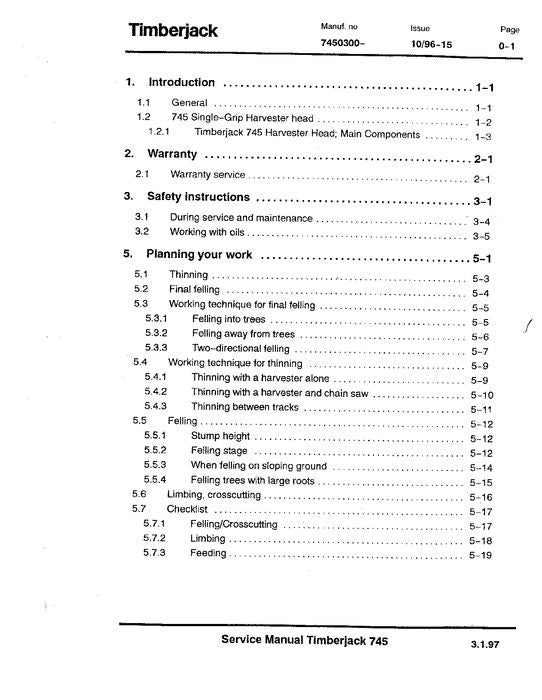 JOHN DEERE 745 ERNTEKOPF SERVICE-REPARATURHANDBUCH F049529