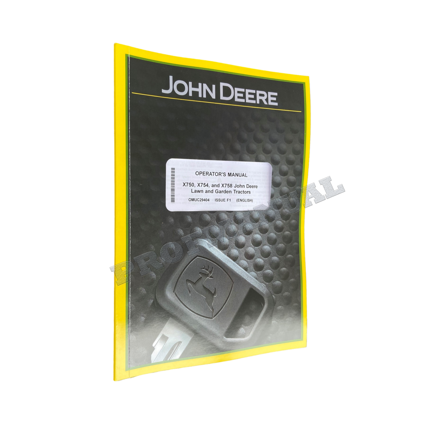 JOHN DEERE X750 X754 X758 TRACTOR OPERATORS MANUAL SER 100001-