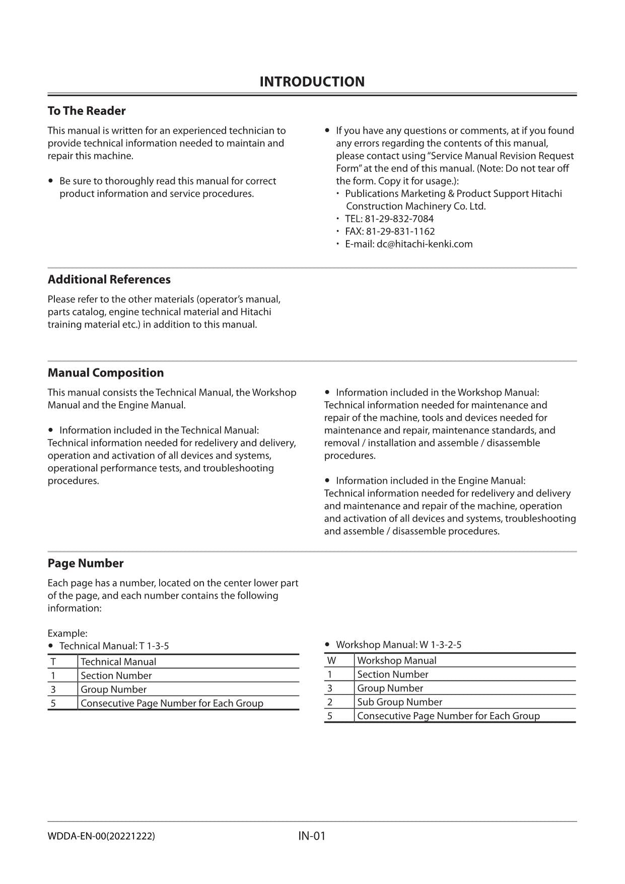 Hitachi ZX290LC-5B ZX290LCN-5B Excavator Workshop Service Repair manual