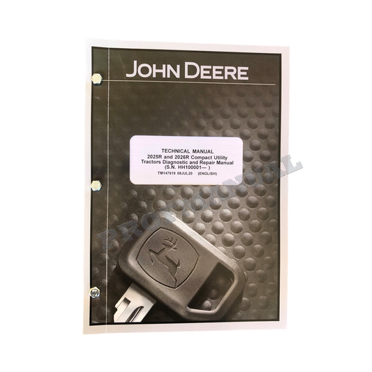 JOHN DEERE 2025R  2026R TRACTOR SERVICE MANUAL