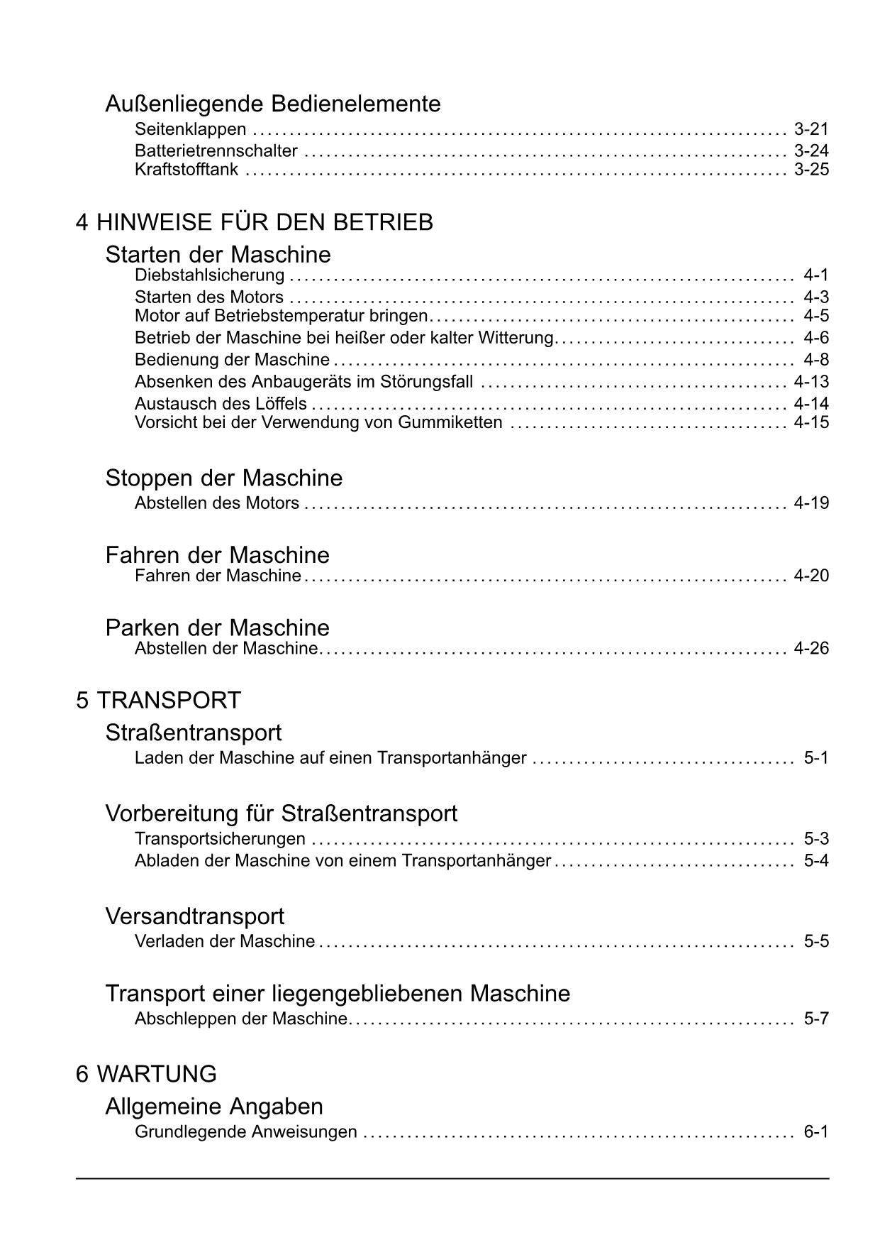 New Holland E33C Bagger Manuel d'instructions