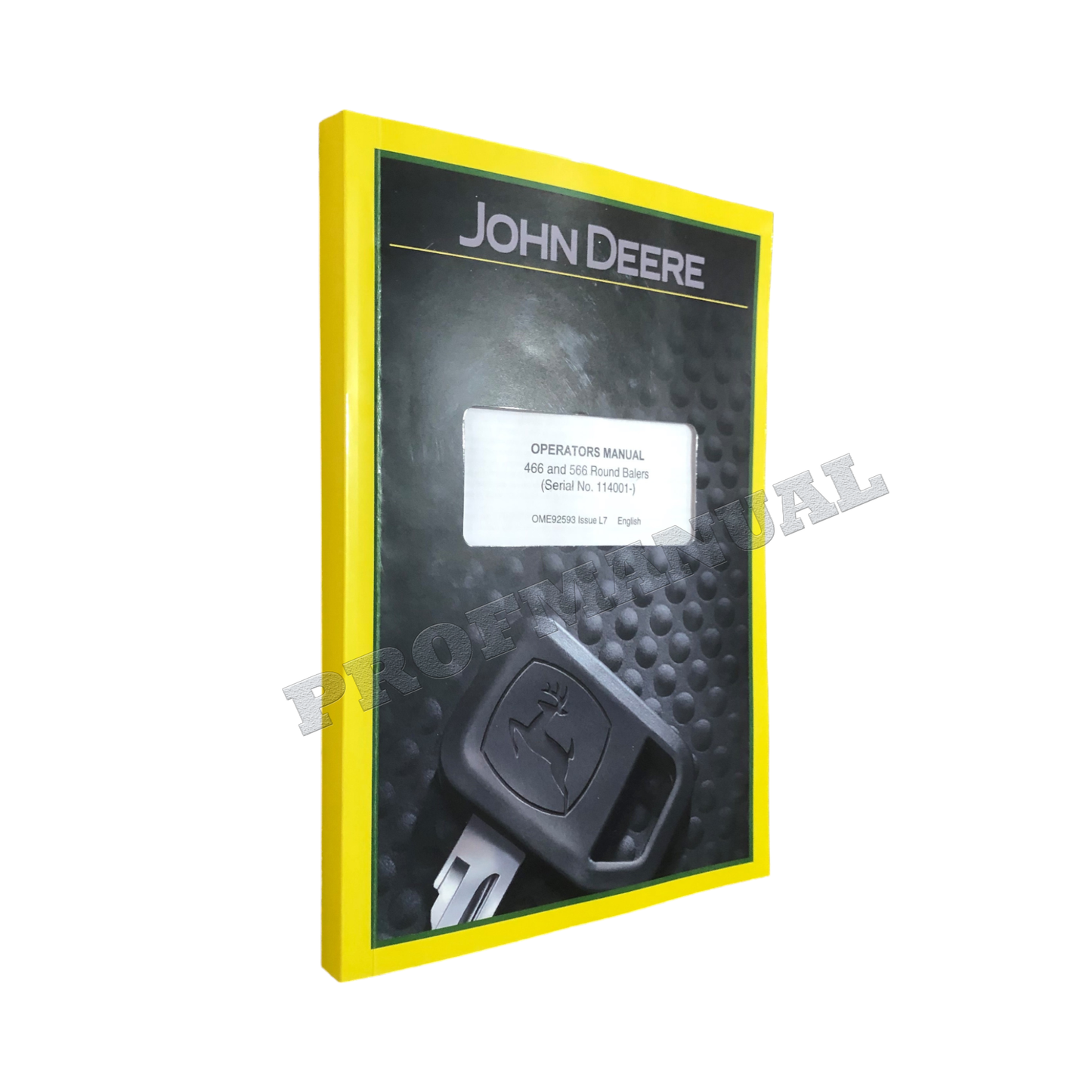 JOHN DEERE 466 566 BALER OPERATORS MANUAL