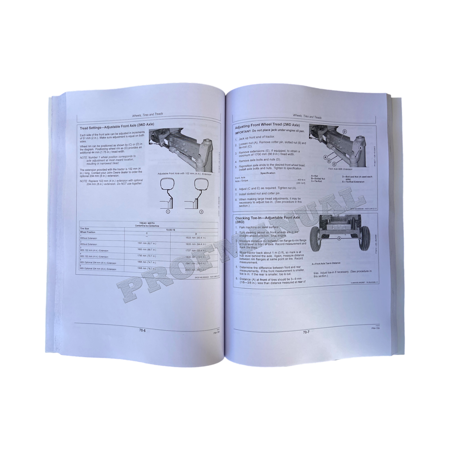 JOHN DEERE 6105D 6115D 6130D 6140D TRACTOR OPERATORS MANUAL + !BONUS! OMSU30710