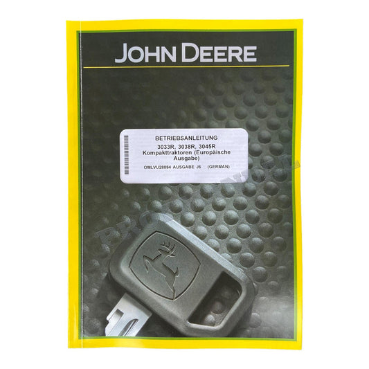 JOHN DEERE 3033R 3038R 3045R TRAKTOR BETRIEBSANLEITUNG