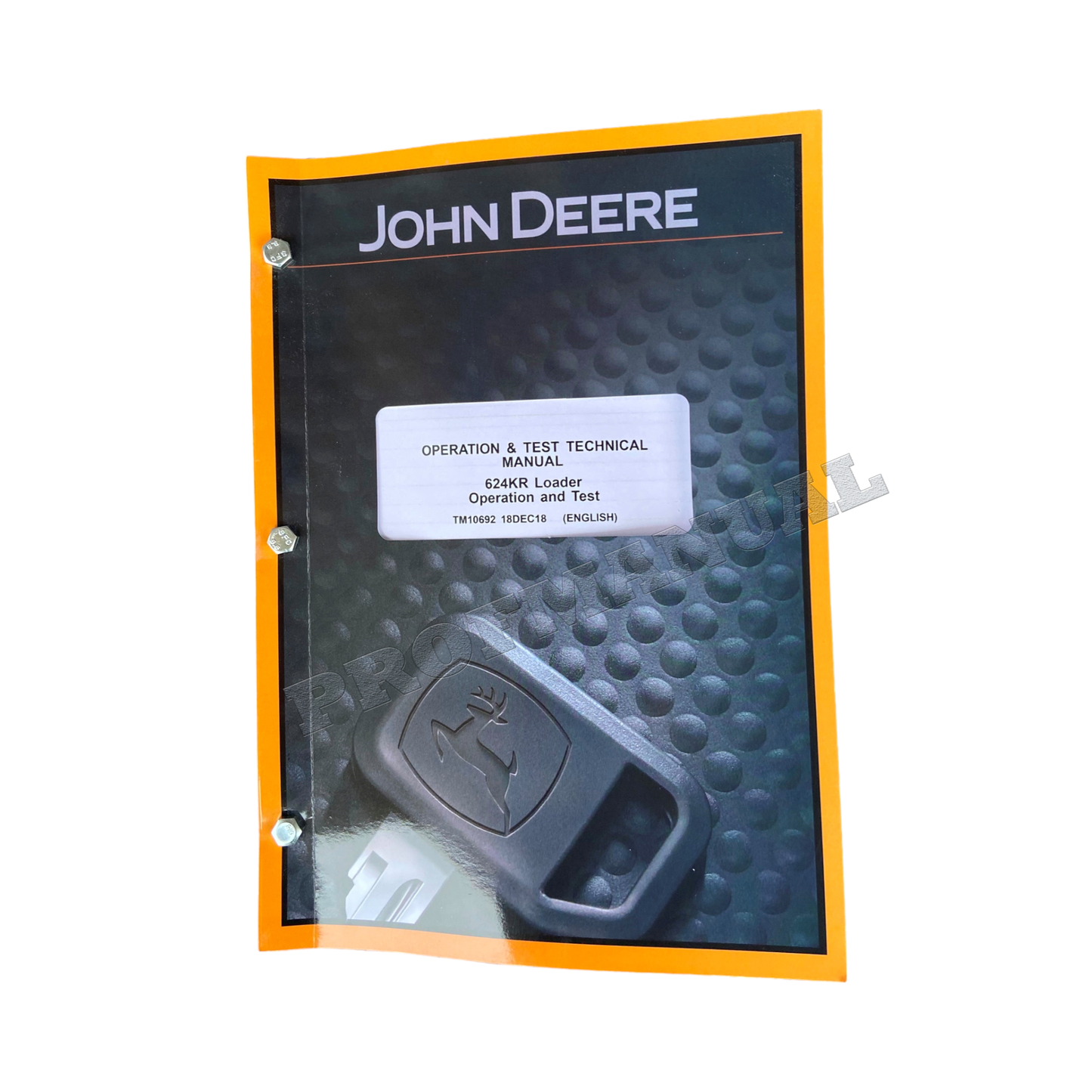 JOHN DEERE 624KR LOADER OPERATION TEST SERVICE MANUAL + !BONUS!