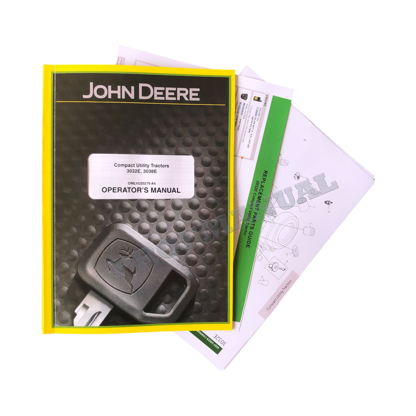 MANUEL D'UTILISATION DU TRACTEUR JOHN DEERE 3032E 3038E + !BONUS! OMLVU20279