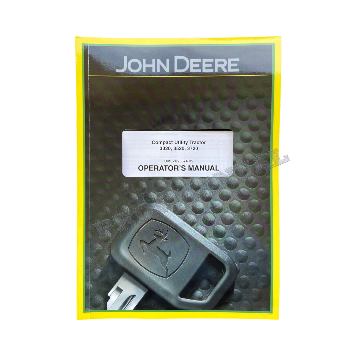 MANUEL D'UTILISATION DU TRACTEUR JOHN DEERE 3320 3520 3720 + !BONUS! OMLVU25574