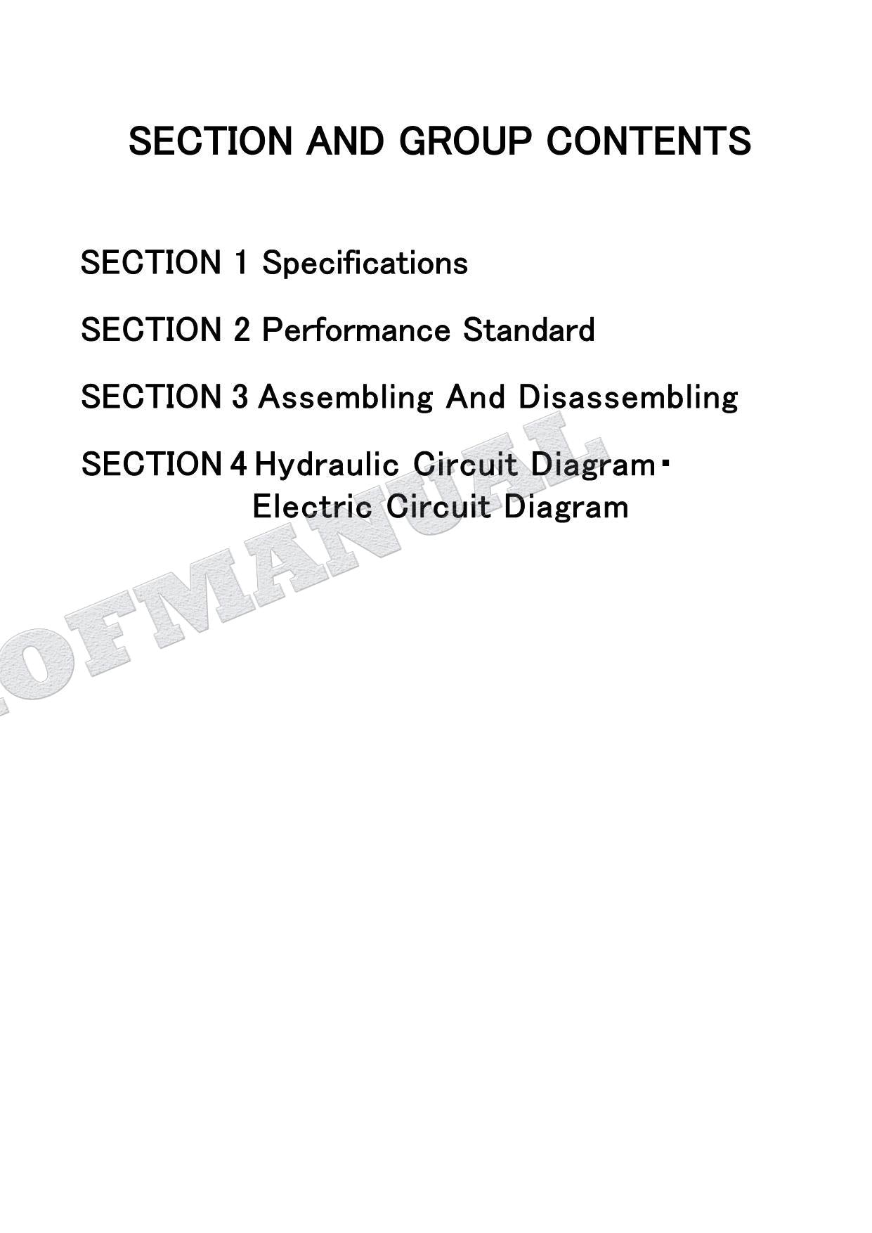 HITACHI ZX240LC-5 330LC-5G Excavator Material Handling Service Manual