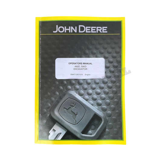 JOHN DEERE 490D 590D BAGGER-BETRIEBSHANDBUCH