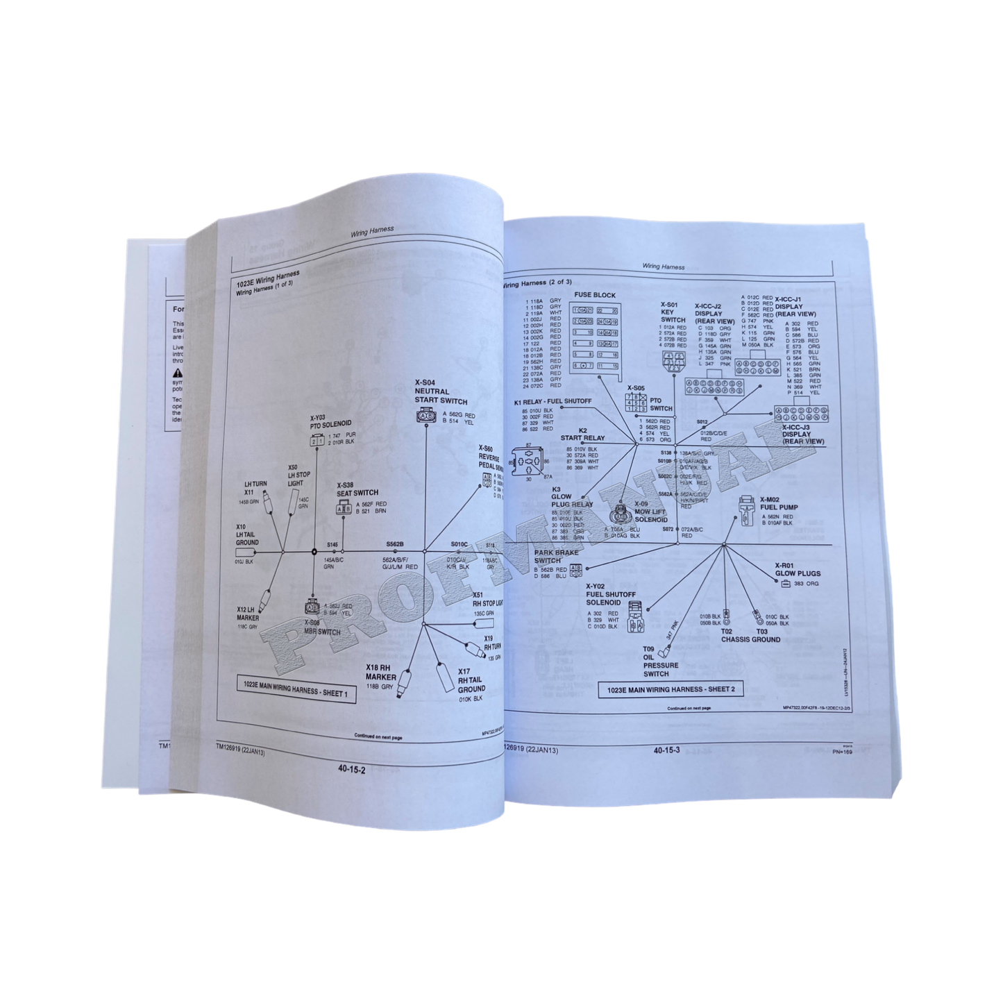 JOHN DEERE 1023E 1025R 1026R TRACTOR SERVICE MANUAL + !BONUS! TM126919