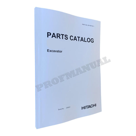 HITACHI EX30-2 Excavator Equipment Parts catalog manual