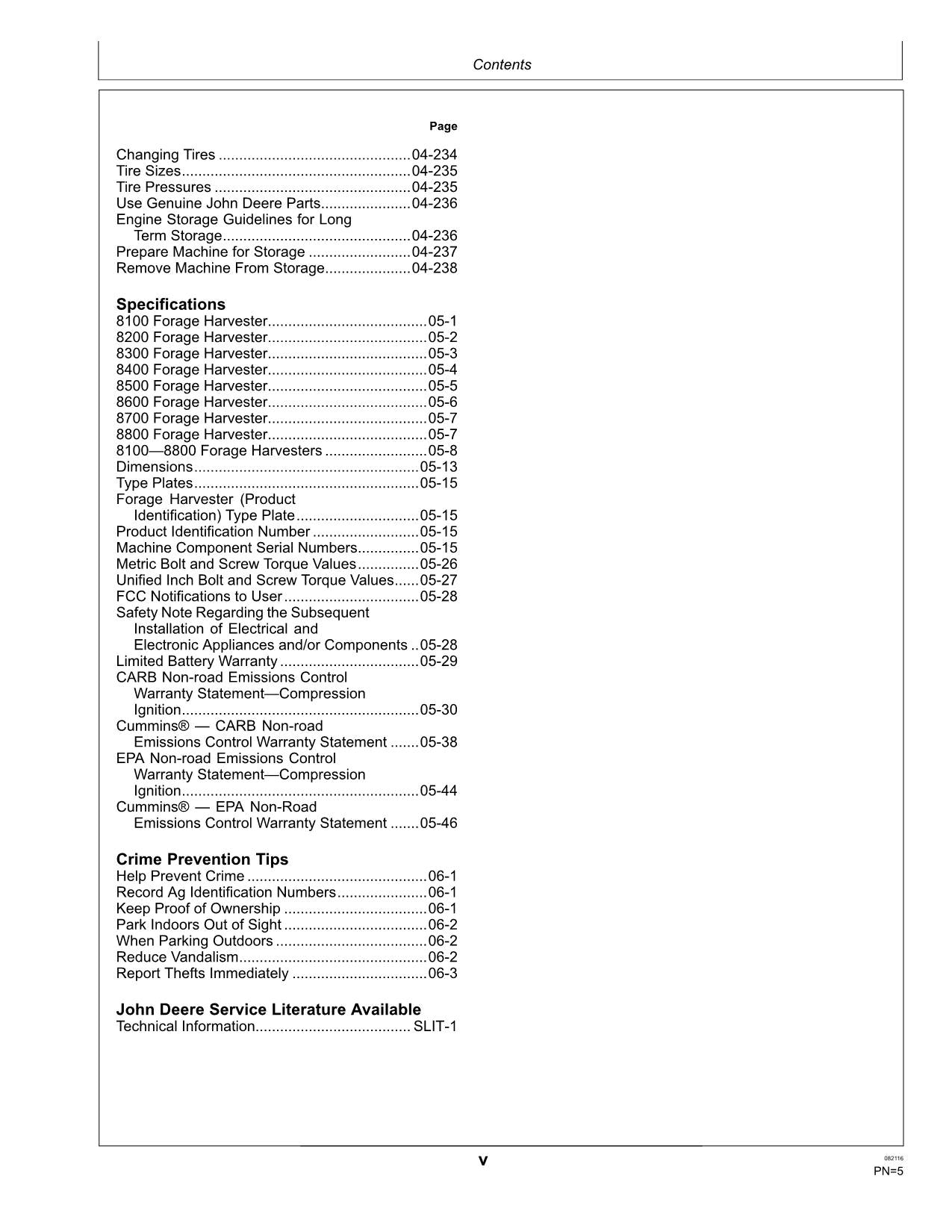 MANUEL D'UTILISATION DE LA MOISSONNEUSE JOHN DEERE 8500 8600 8700 8800 MY2016