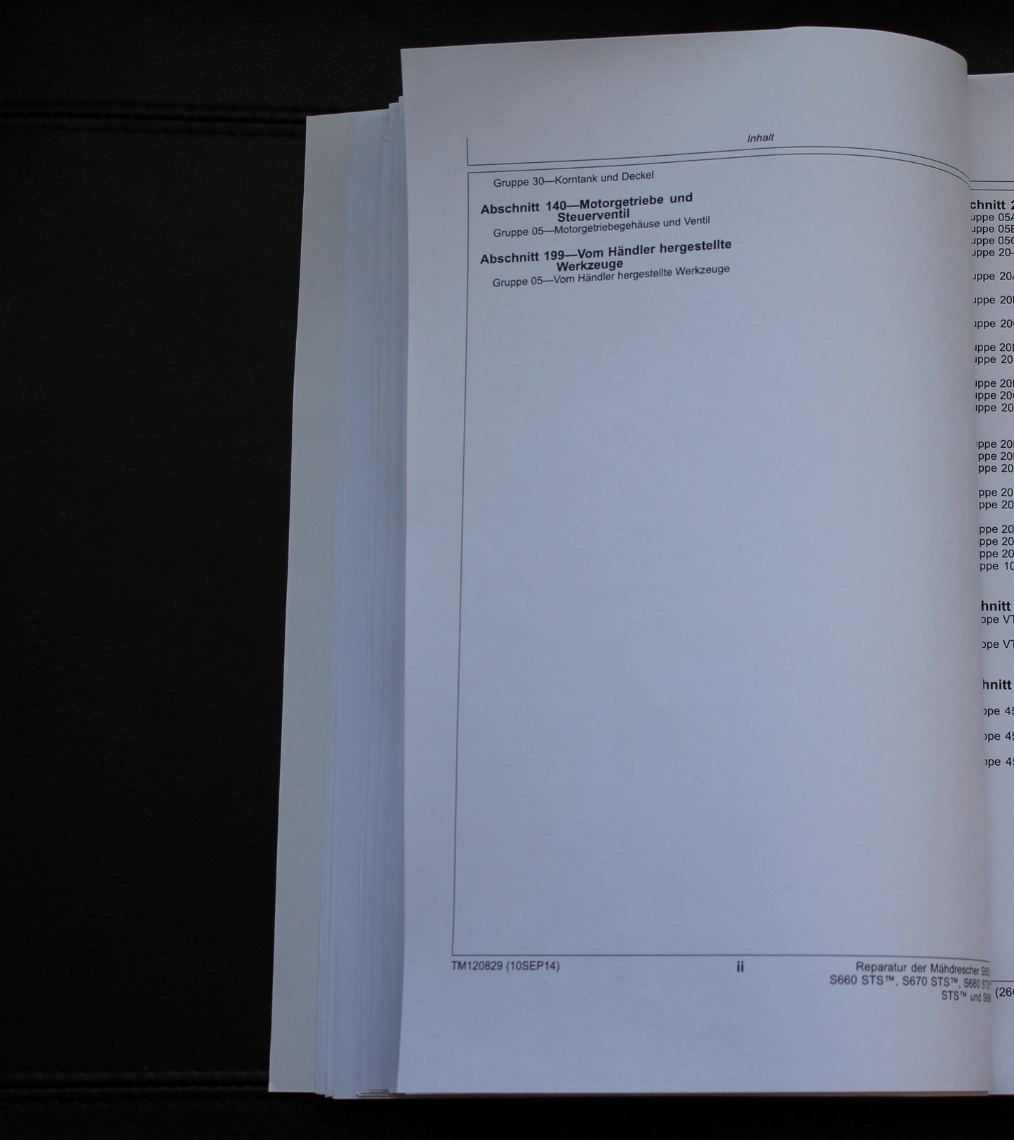 JOHN DEERE S680 S685 S690 STS TM MAHDRESCHER REPARATURHANDBUCH TM120829