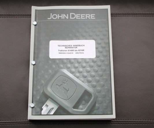 JOHN DEERE 6190R 6210RE 6150RH TRAKTOR REPARATURHANDBUCH