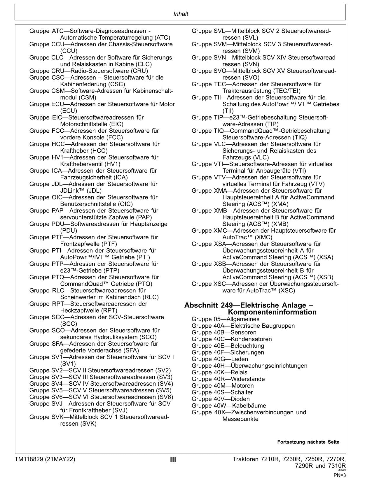 JOHN DEERE 7270R 7290R 7310R TRAKTOR DIAGNOSE REPARATURHANDBUCH #2