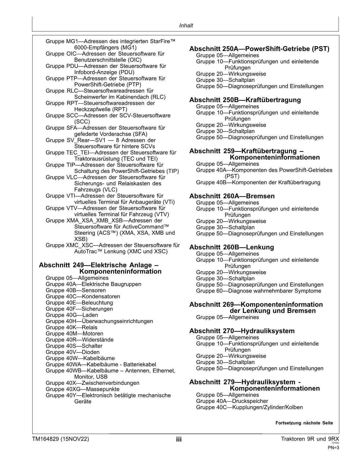 JOHN DEERE 540 640 540 490 9R TRAKTOR DIAGNOSE REPARATURHANDBUCH