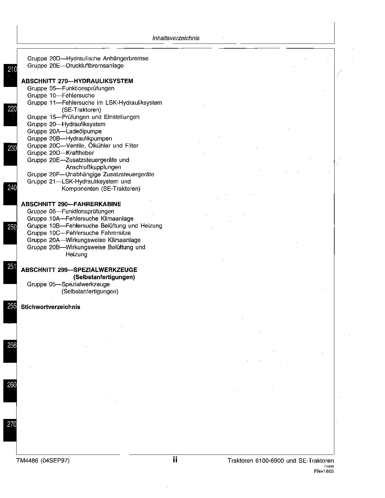 JOHN DEERE 6600 6700 6800 6900 TRAKTOR DIAGNOSE REPARATURHANDBUCH