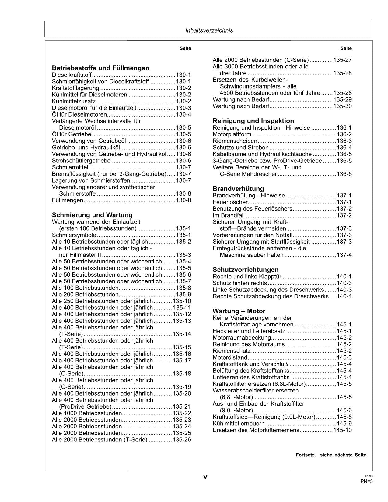 John Deere T550 T560 T660 T670 C670 Mähdrescher betriebsanleitung