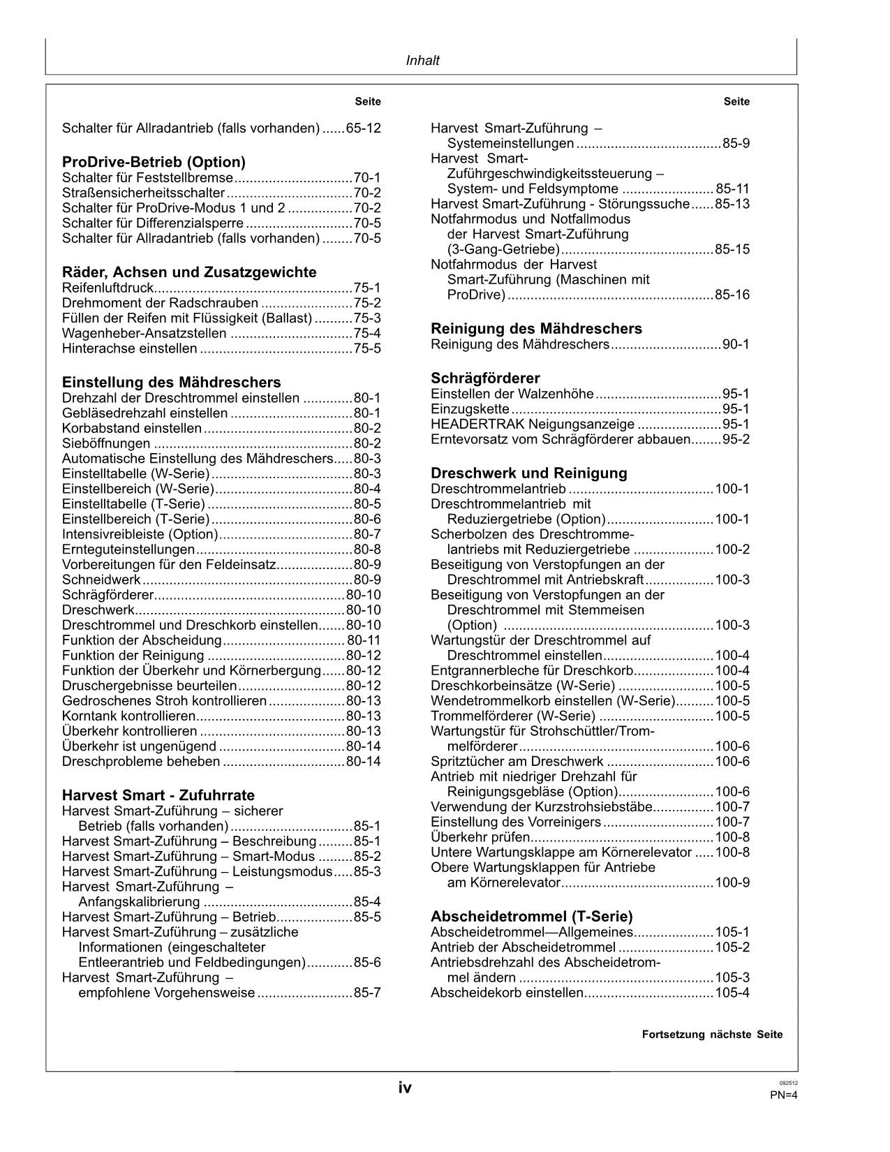 John Deere T550 T560 T660 T670 Manuel d'instructions pour modèles MY2012-MY2013