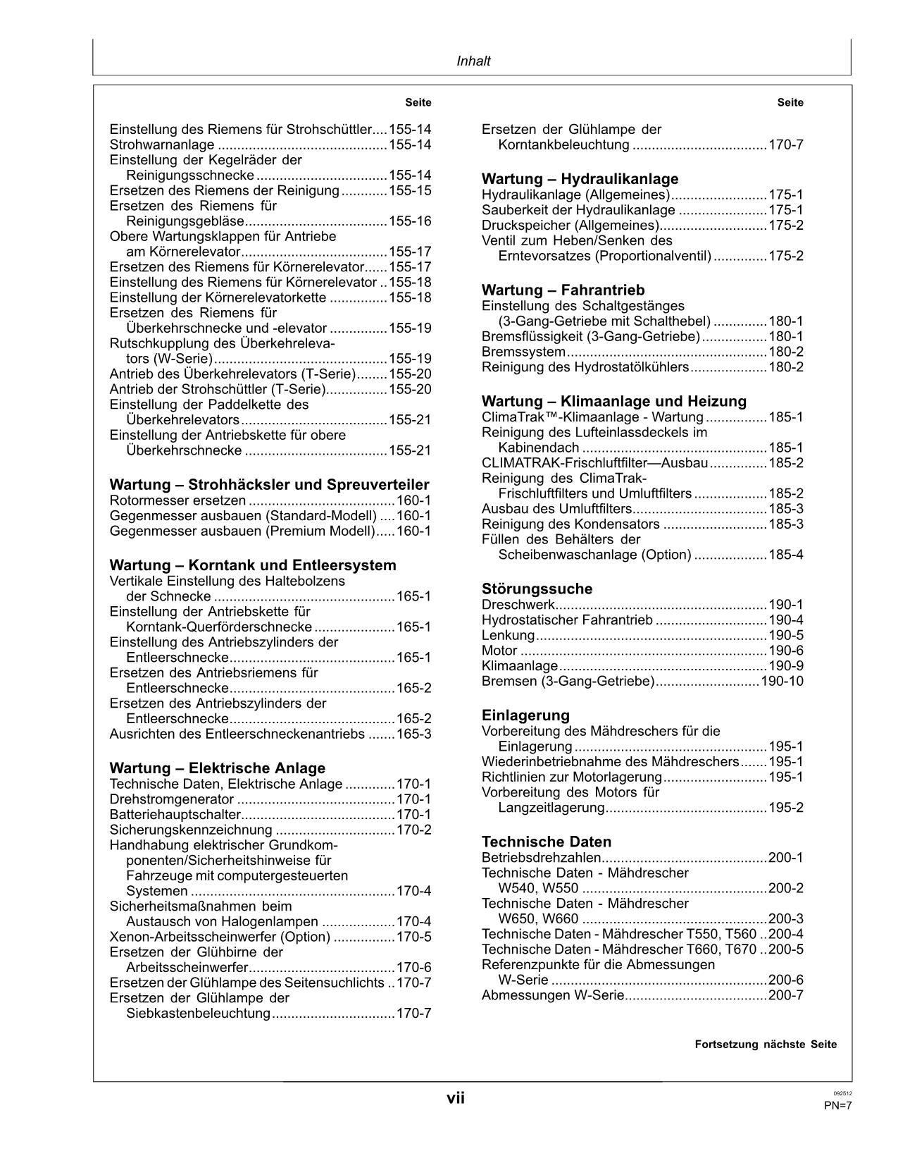 John Deere T550 T560 T660 T670 Manuel d'instructions pour modèles MY2012-MY2013