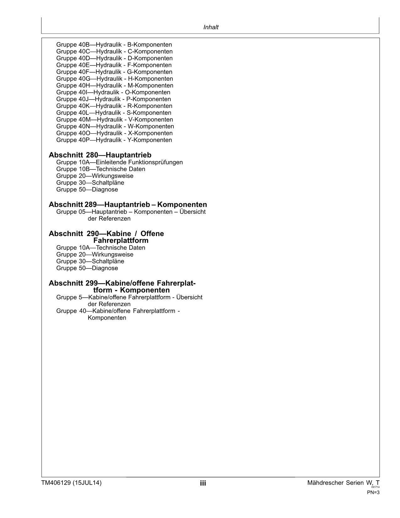 John Deere T550 T560 T660 T670 mähdrescher diagnose reparaturhandbuch #2