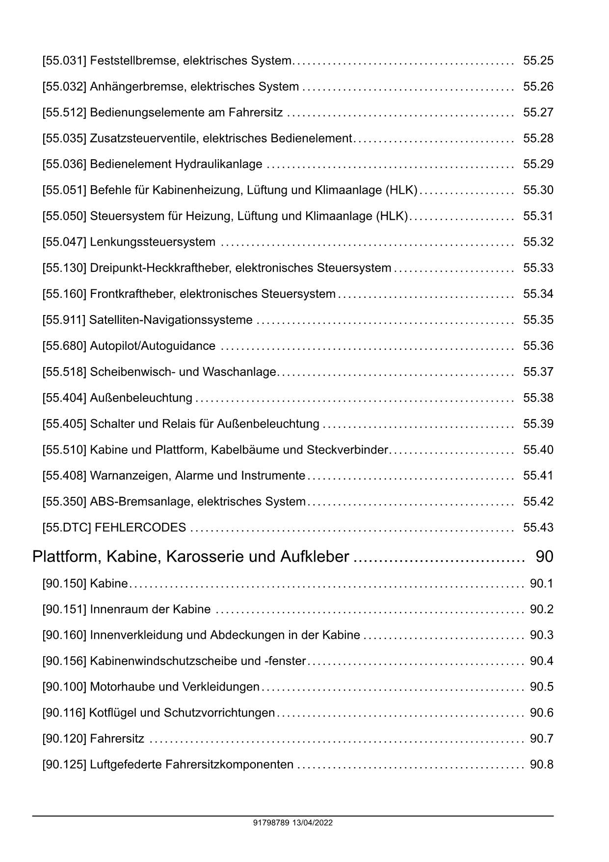 NEW HOLLAND T7.245 T7.260 T7.270 TRAKTOR REPARATURHANDBUCH