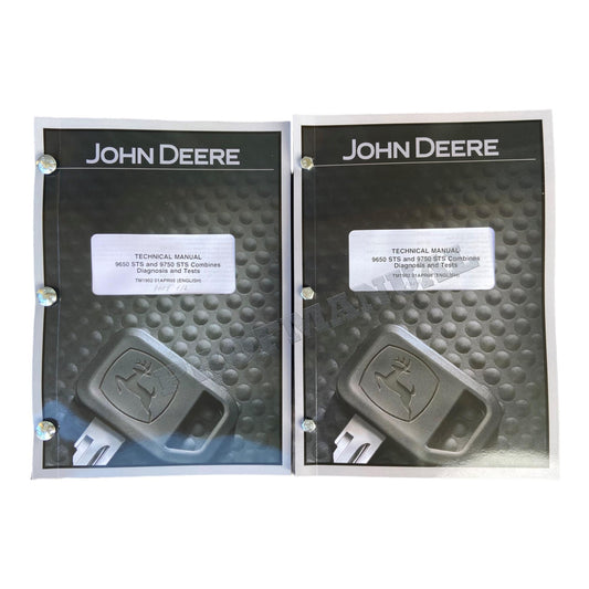 JOHN DEERE 9650 STS 9750 STS COMBINE DIAGNOSIS TEST SERVICE MANUAL