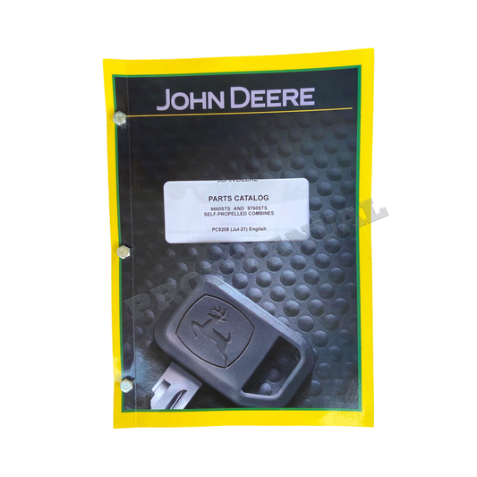 JOHN DEERE 9660 STS 9760 STS MÄHDRESCHER ERSATZTEILKATALOGHANDBUCH