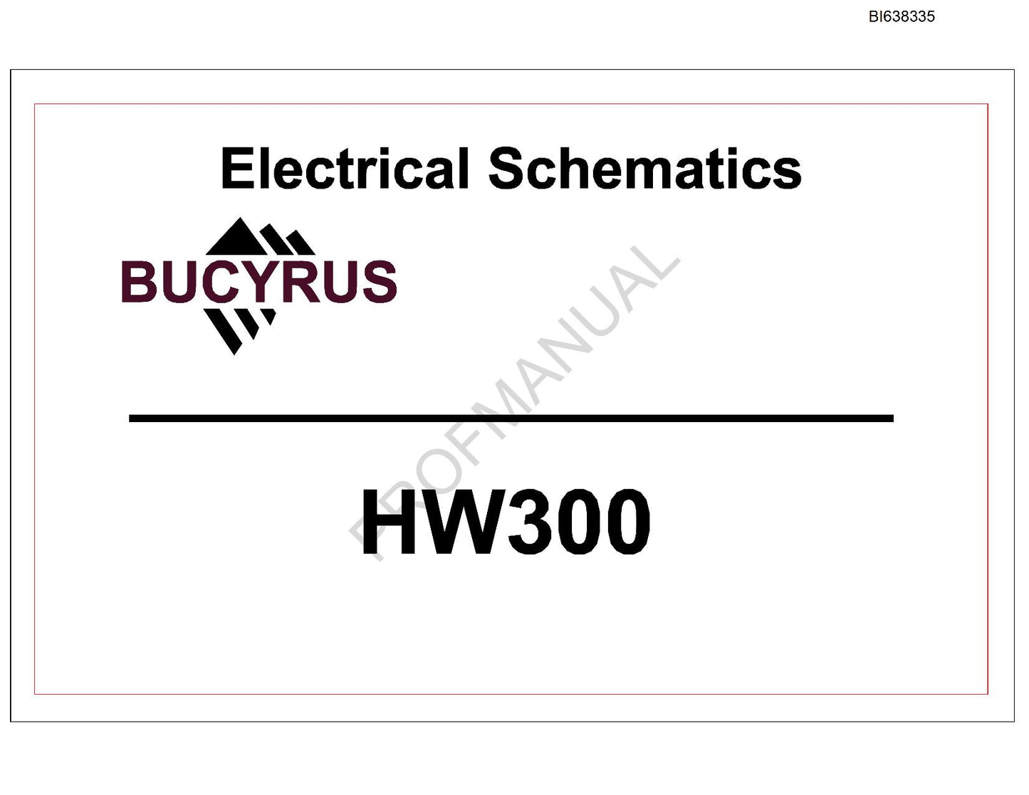 Caterpillar HW300 Highwall Miner Parts Catalog Manual HWM00181