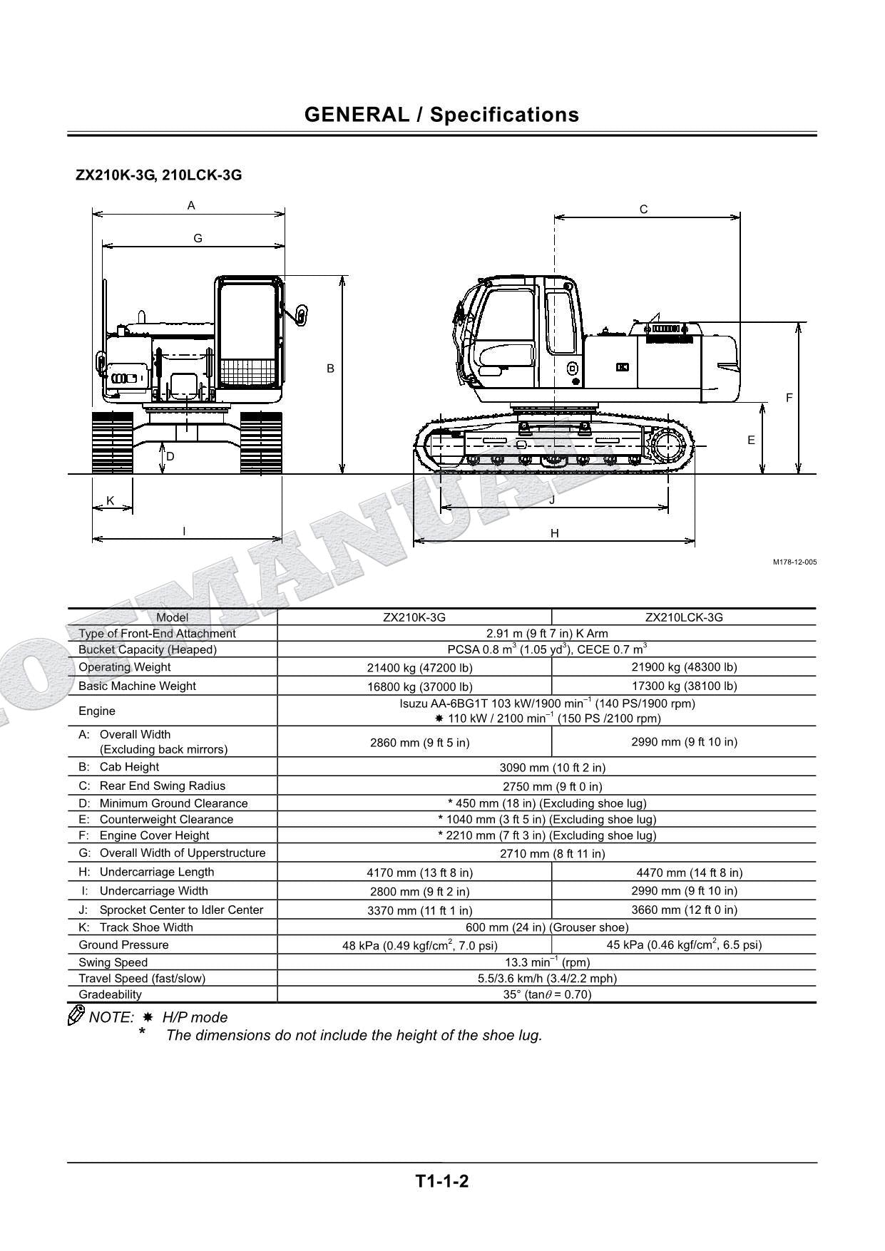 HITACHI ZX200-3G ZX240-3G Excavator Service Manual Operat Principle