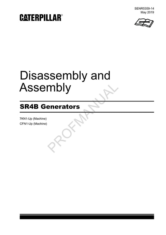 Caterpillar CAT SR4B Generators Manual Disassembly Assembly