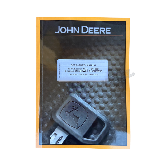 MANUEL D'UTILISATION DU CHARGEUR JOHN DEERE 824K #1 