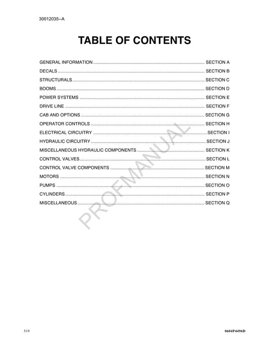 Caterpillar Cat 519 Tier Knuckleboom Loader 2 Parts Catalog Manual