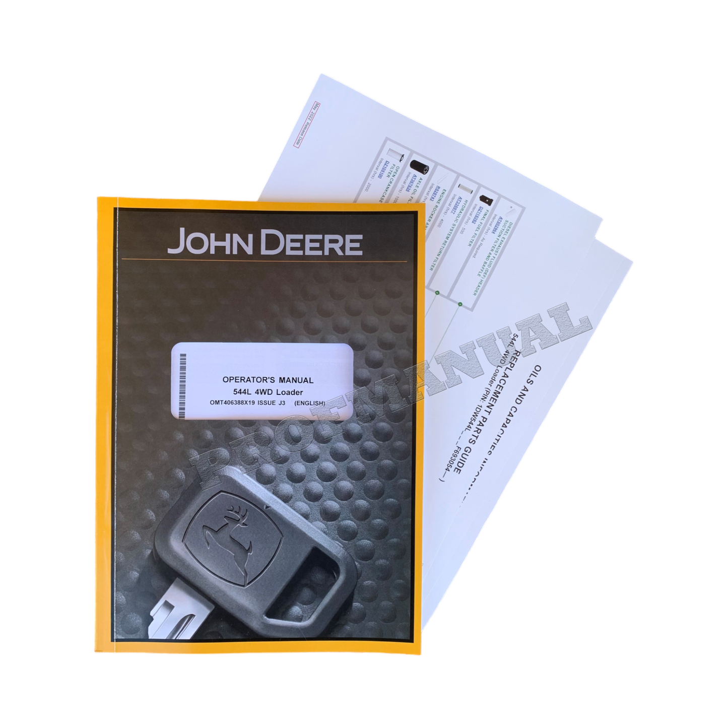 BEDIENUNGSANLEITUNG FÜR JOHN DEERE 544L LADER + !BONUS! 