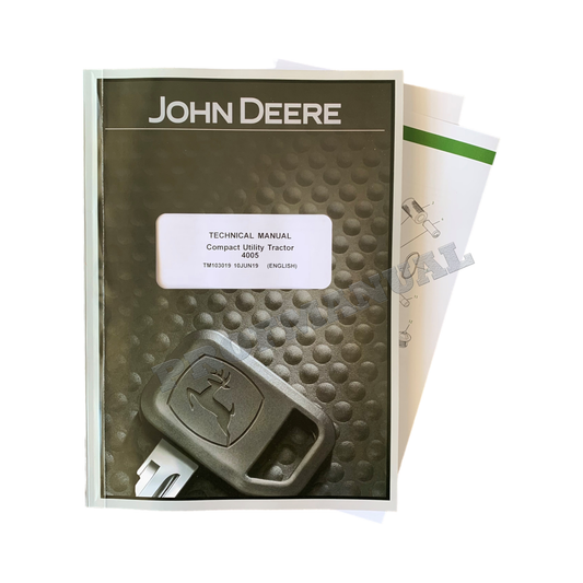 JOHN DEERE 4005 TRACTOR SERVICE MANUAL + !BONUS!