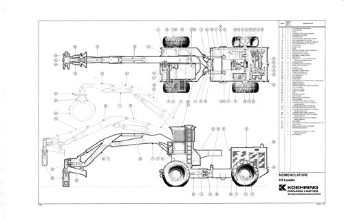 JOHN DEERE K4L K4FB TRACKED FELLER BUNCHER SERVICE REPAIR MANUAL