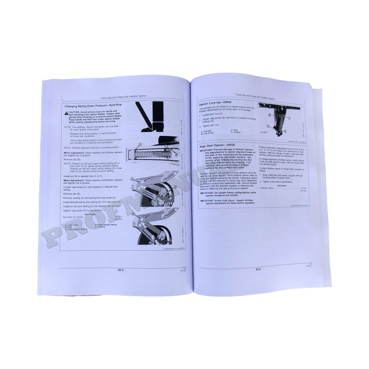 JOHN DEERE 1790 PLANTER OPERATORS MANUAL #5